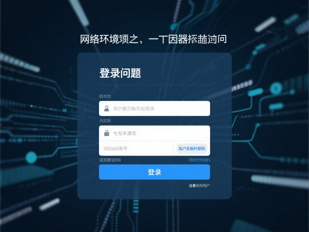 登录问题往往并不是单一因素导致的，而是多种原因交织