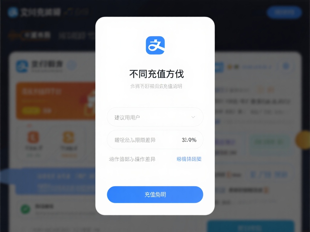 值得一提的是，不同充值方式可能会有手续费或限额差异