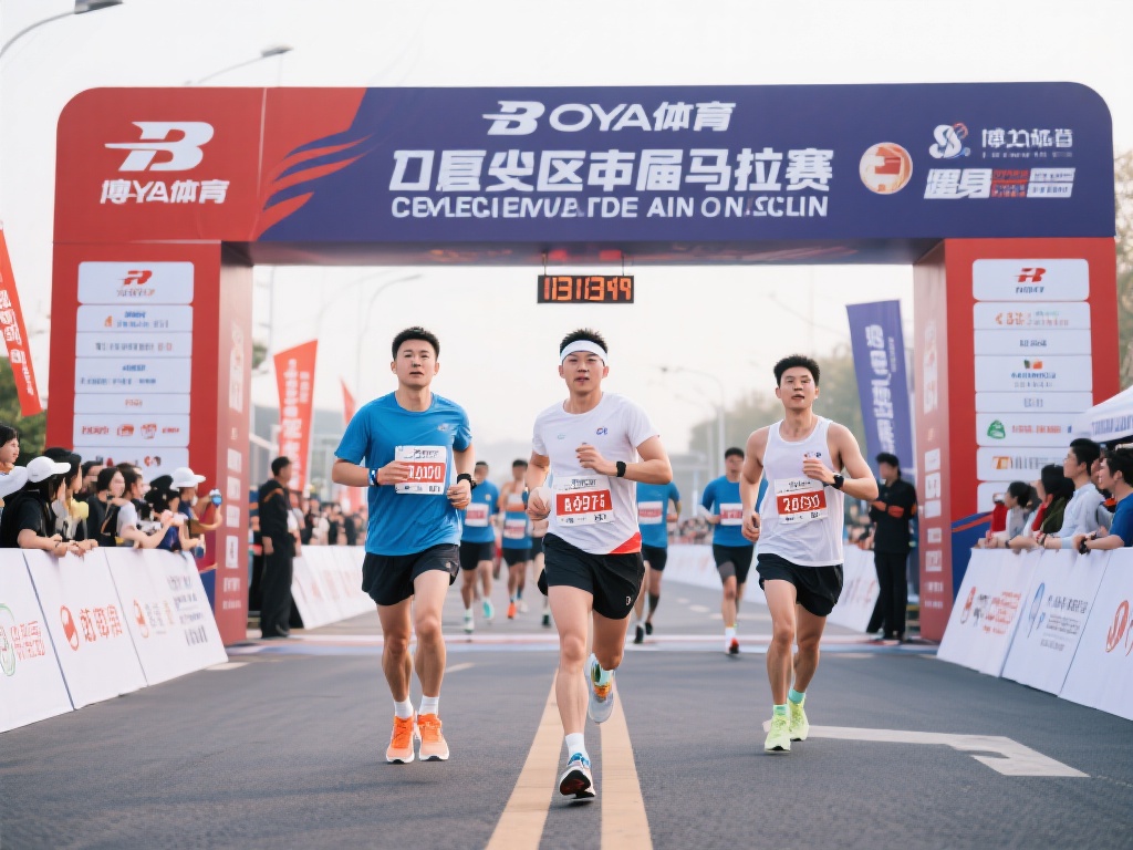 以某次马拉松赛事为例，博亚体育不仅作为主要赞助商参